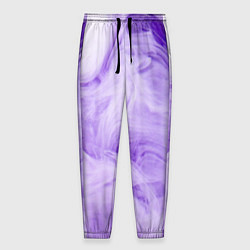 Мужские брюки Абстрактный фиолетовый облачный дым