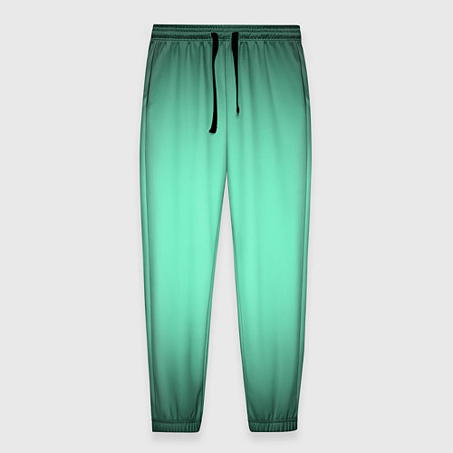 Мужские брюки Аквамариновый градиент / 3D-принт – фото 1