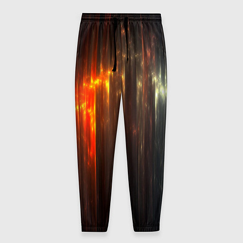 Мужские брюки Космос сияние / 3D-принт – фото 1