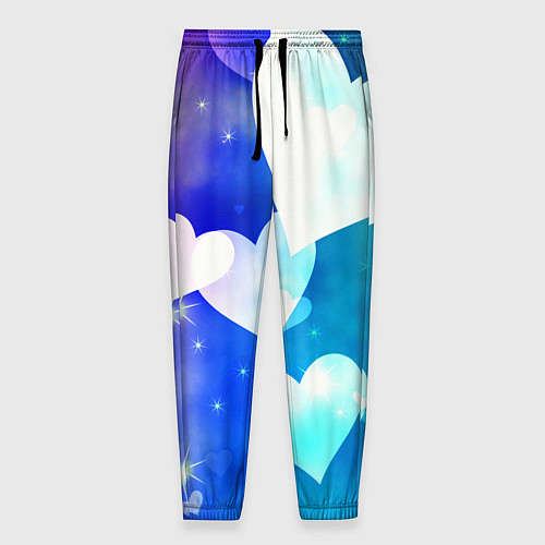 Мужские брюки Dreamy Hearts Multicolor / 3D-принт – фото 1