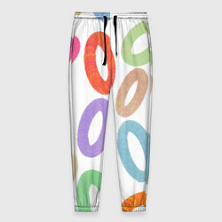 Мужские брюки Паттерн разноцветные овалы