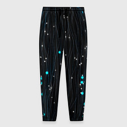 Мужские брюки Волнистые космические блики