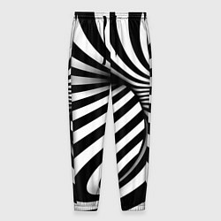 Мужские брюки Оптические иллюзии зебра