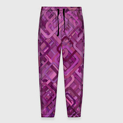 Мужские брюки Фиолетовые диагонали