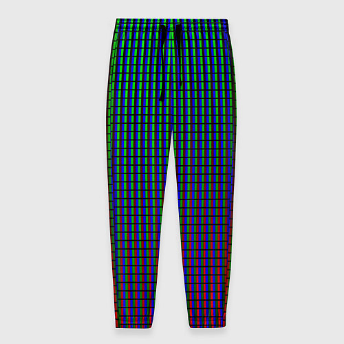 Мужские брюки Multicolored texture / 3D-принт – фото 1
