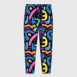 Мужские брюки Multicolored texture pattern