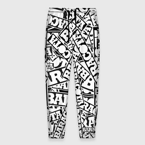 Мужские брюки Baracota Stickers / 3D-принт – фото 1