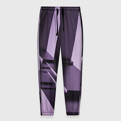 Мужские брюки Фиолетовая геометрия