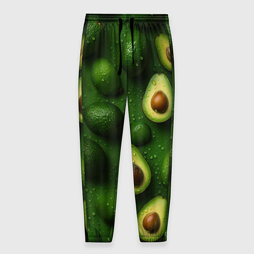 Мужские брюки Сочная текстура из авокадо / 3D-принт – фото 1