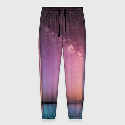 Мужские брюки Магический космос / 3D-принт – фото 1