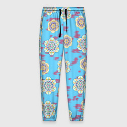 Мужские брюки Мандала орнамент на пятнах