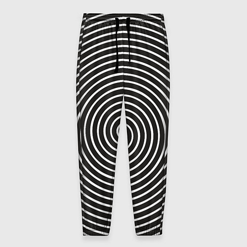 Мужские брюки Оптическая спираль / 3D-принт – фото 1