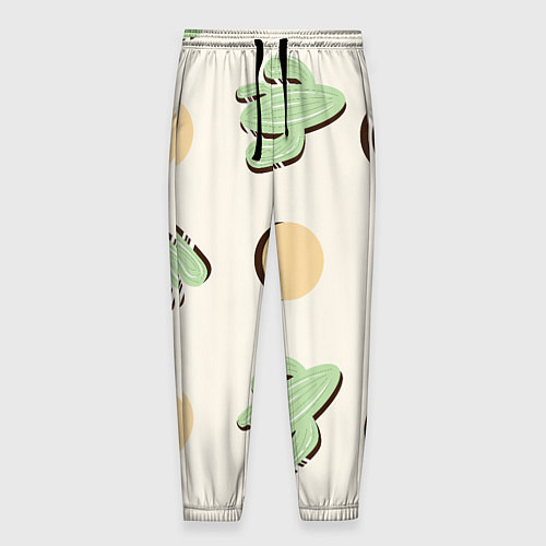 Мужские брюки Пустынный кактус / 3D-принт – фото 1