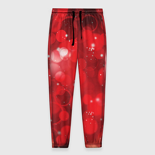 Мужские брюки Red fantasy / 3D-принт – фото 1