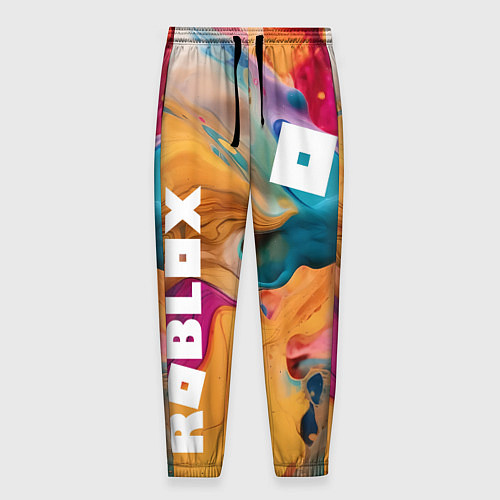 Мужские брюки Roblox Logo Color / 3D-принт – фото 1