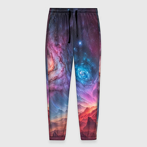Мужские брюки На задворках вселенной / 3D-принт – фото 1