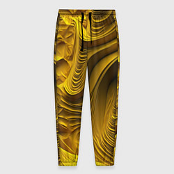 Мужские брюки Объемная желтая текстура
