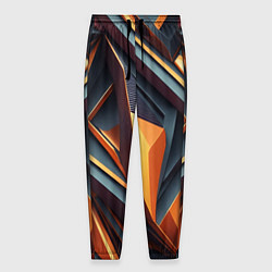 Мужские брюки Разноцветная 3D геометрия узоров метавселенной