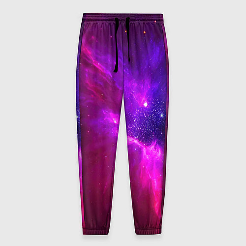 Мужские брюки Бескрайнее космическое пространство - галактика / 3D-принт – фото 1