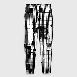 Брюки на резинке мужские Устрашающая сеть, цвет: 3D-принт