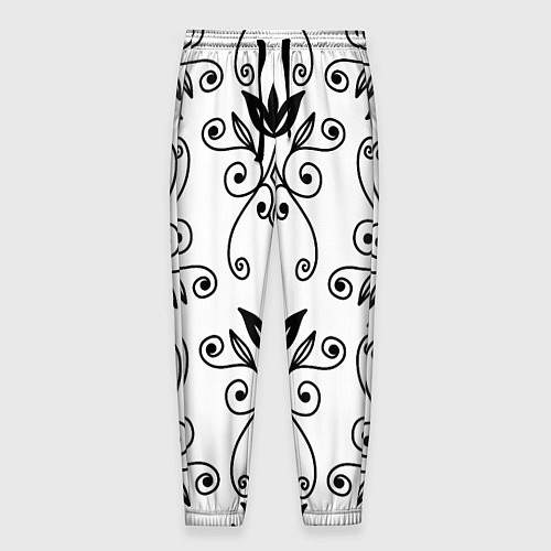 Мужские брюки Royal Lily - pattern / 3D-принт – фото 1
