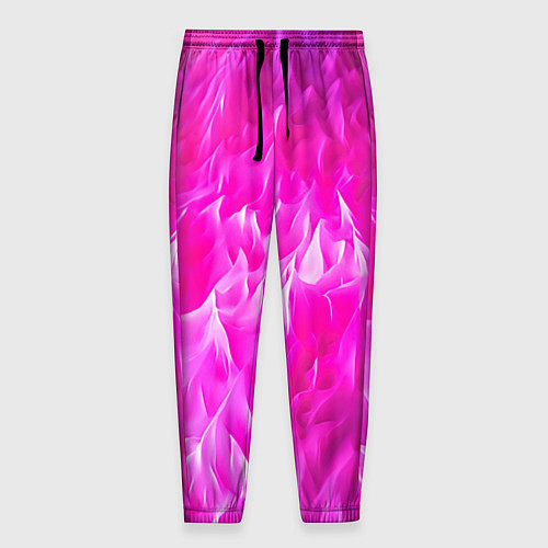 Мужские брюки Pink texture / 3D-принт – фото 1
