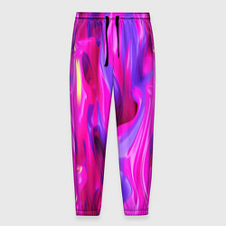 Мужские брюки Pink blue texture