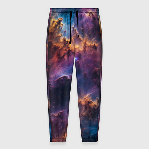 Мужские брюки Космическая туманность / 3D-принт – фото 1