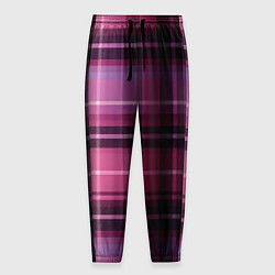 Мужские брюки Фиолетовая шотландская клетка