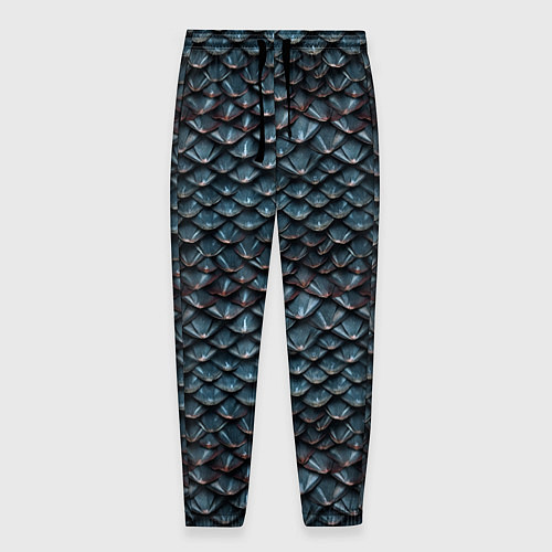 Мужские брюки Dragon scale pattern / 3D-принт – фото 1