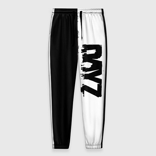 Мужские брюки Dayz черно белый ужас / 3D-принт – фото 1