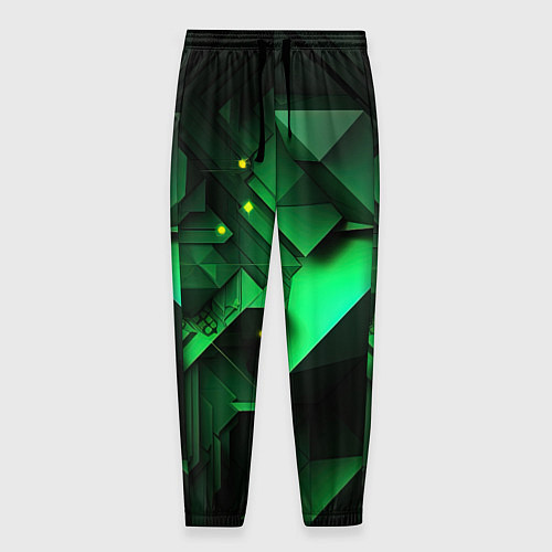 Мужские брюки Визуальные иллюзии в геометрии / 3D-принт – фото 1