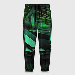 Мужские брюки Мир абстрактной зелени