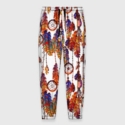 Брюки на резинке мужские Ловцы снов этническое искусство, цвет: 3D-принт