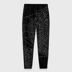 Брюки на резинке мужские Spider паутина, цвет: 3D-принт