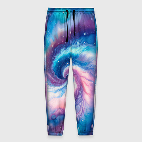 Мужские брюки Галактический тай-дай / 3D-принт – фото 1
