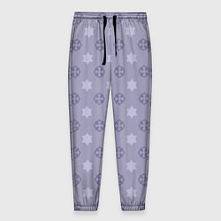 Мужские брюки Минималистичный фиолетовый орнамент