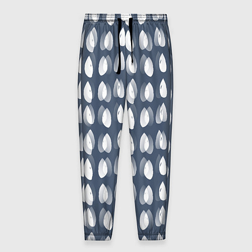 Мужские брюки Падающие капли воды / 3D-принт – фото 1