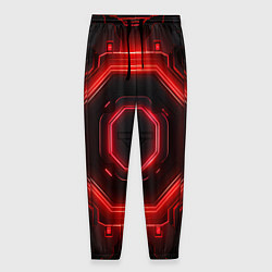 Мужские брюки Nvidia style black and red neon