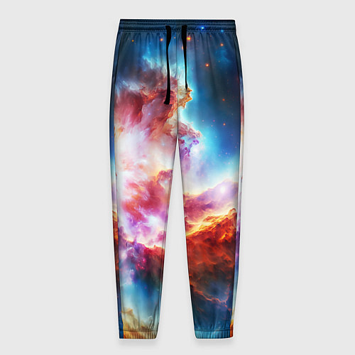 Мужские брюки The cosmic nebula / 3D-принт – фото 1