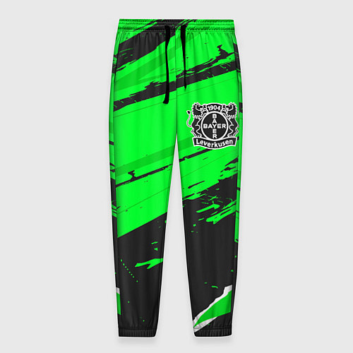 Мужские брюки Bayer 04 sport green / 3D-принт – фото 1