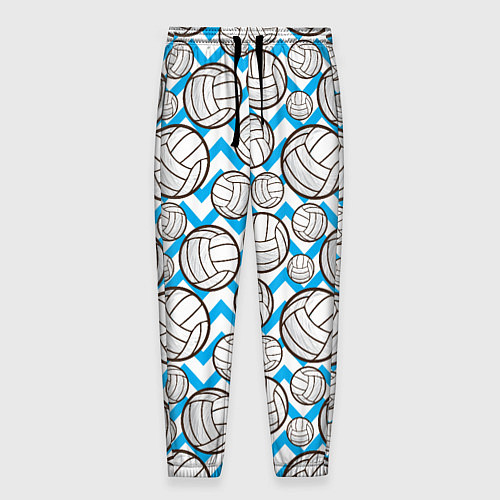 Мужские брюки Мячи волейбольные паттерн / 3D-принт – фото 1