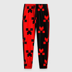 Мужские брюки Minecraft creeper logo