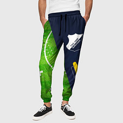 Брюки на резинке мужские Hoffenheim football field, цвет: 3D-принт — фото 2