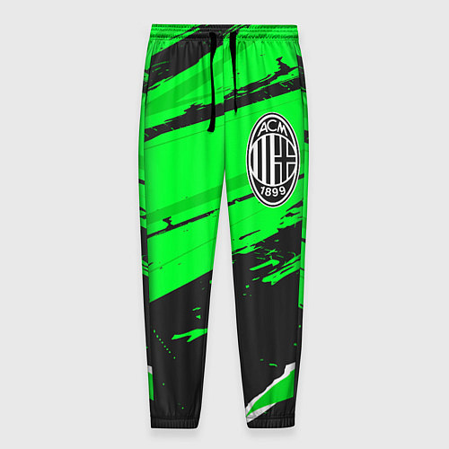 Мужские брюки AC Milan sport green / 3D-принт – фото 1