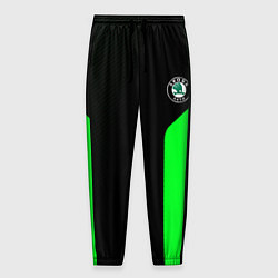 Мужские брюки Skoda pattern sport green