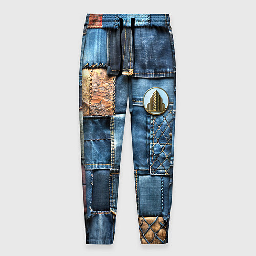 Мужские брюки Значок архитектора на джинсах / 3D-принт – фото 1