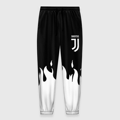 Мужские брюки Juventus fire / 3D-принт – фото 1