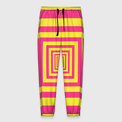 Мужские брюки Желтые квадраты трансформация