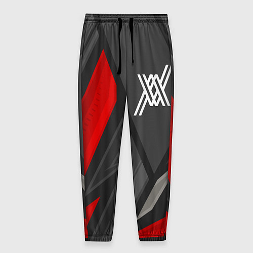 Мужские брюки Darling in the FranXX red lines / 3D-принт – фото 1
